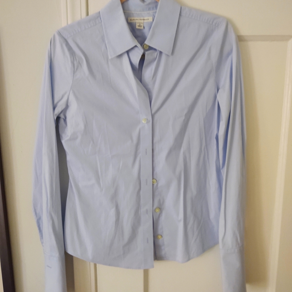 🛍️*4/$25 Blue Banana Republic Cufflink Buttondown